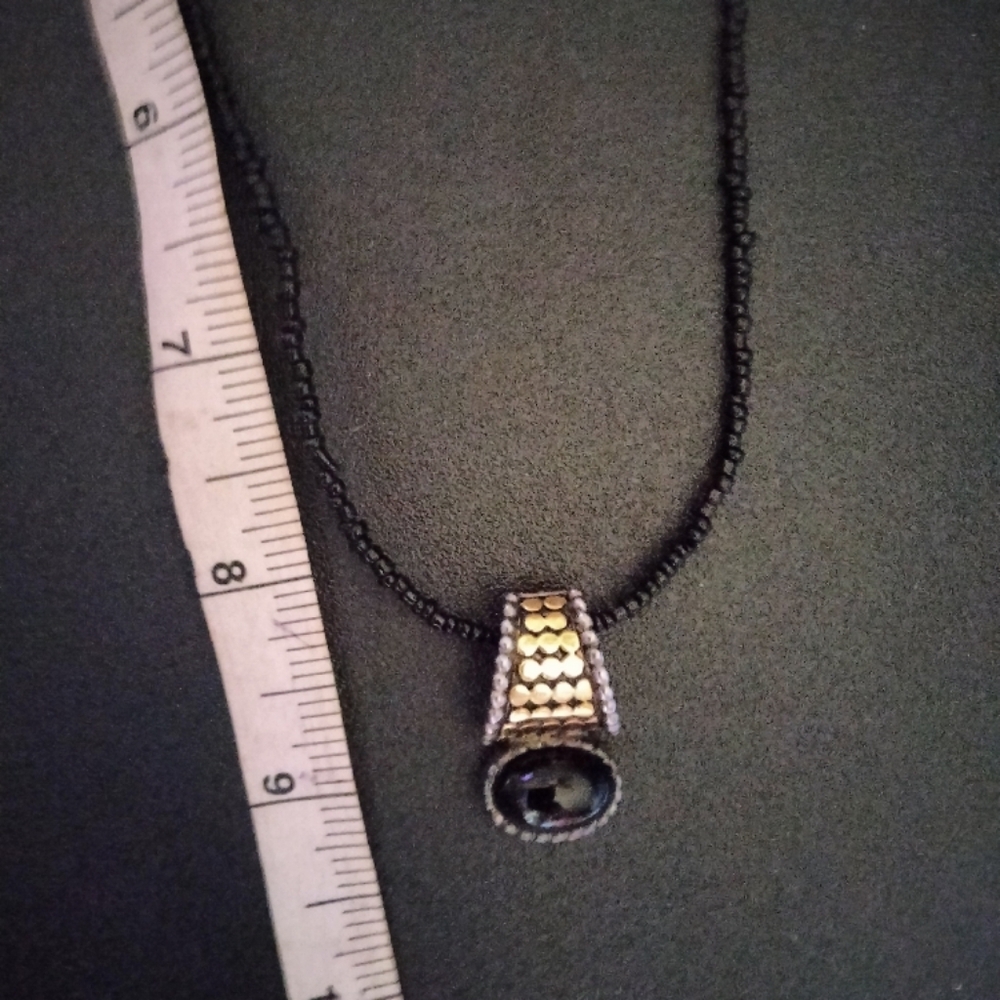🐰🎉Elegant Black and Gold Women's Necklace
